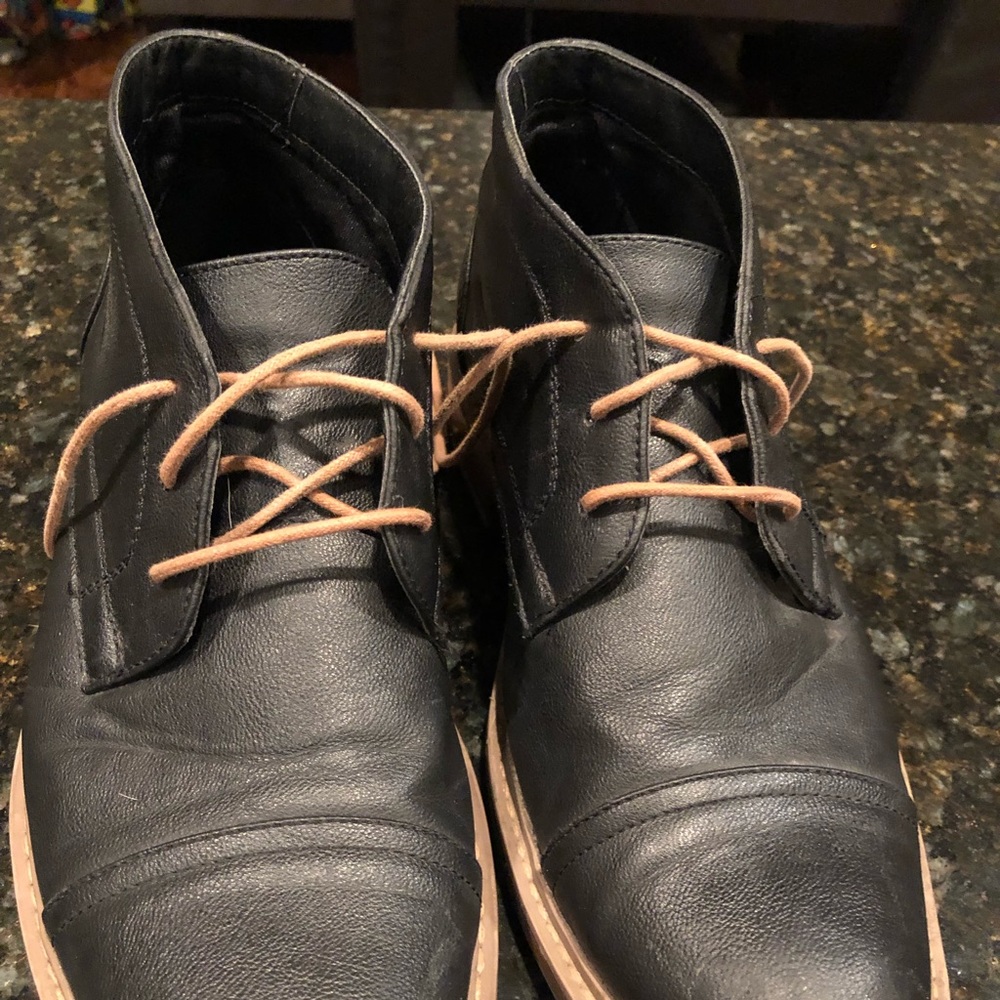 Oxford black leather boot - Picture 4 of 6